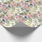 Waterverf flessenpakpapier cadeaupapier (Hoek)