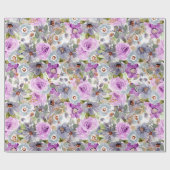 Waterverf flessenpakpapier cadeaupapier (Vlak)