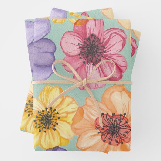 Waterverf flessenpakpapier inpakpapier vel (In situ)