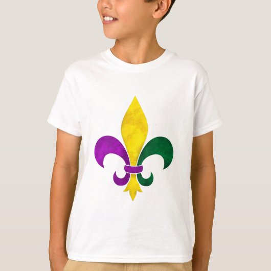 waterverf fleur de lis t-shirt (Voorkant)