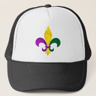 waterverf fleur de lis trucker pet