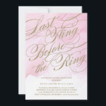 Waterverf Fling Bachelorette Party Invitation Kaart<br><div class="desc">Voor een geavanceerdere aanpassing van dit ontwerp,  selecteer hierboven eenvoudig de knoop "van het Aanpassen"!</div>