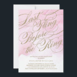 Waterverf Fling Bachelorette Party Invitation Kaart<br><div class="desc">Voor een geavanceerdere aanpassing van dit ontwerp,  selecteer hierboven eenvoudig de knoop "van het Aanpassen"!</div>