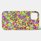 Waterverf, Flip Flop Pattern Case-Mate iPhone Case (Achterkant (horizontaal))