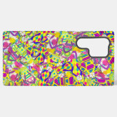 Waterverf, Flip Flop Pattern Samsung Galaxy Hoesje (Achterkant horizontaal)