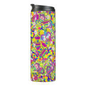 Waterverf, Flip Flop Pattern Thermosbeker (Geroteerd rechts)