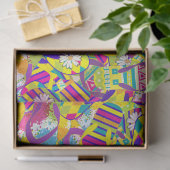 Waterverf, Flip Flop Pattern Tissuepapier (Geschenk)