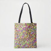 Waterverf, Flip Flop Pattern Tote Bag (Voorkant)