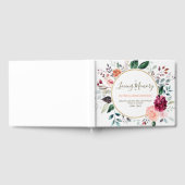 Waterverf Flora Roos Memorial Funeral Herdenking Gastenboek (Volledig)