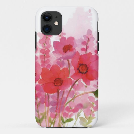 waterverf floraal Case-Mate iPhone case (Achterkant)