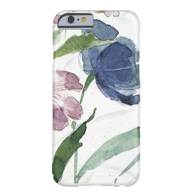 waterverf floraal Case-Mate iPhone case (Achterkant)