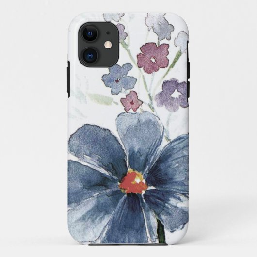waterverf floraal Case-Mate iPhone case (Achterkant)