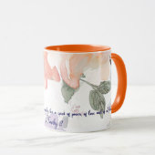 Waterverf floraal Christelijk Mok (Voorkant rechts)