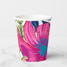 Waterverf floraal en botanisch roze vrijgezellenfe