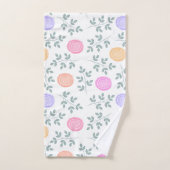 Waterverf floraal handdoek (Handdoek)