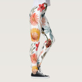 Waterverf floraal leggings (Rechts)