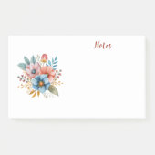 Waterverf floraal post-it® notes (Voorkant)