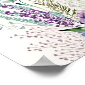 Waterverf floraal poster (Hoek)