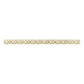 Waterverf floraal satijnen lint (Voorkant)