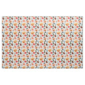 Waterverf floraal stof (Yard (91,4 cm))