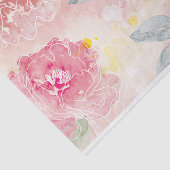 Waterverf Floral 2 - tissuepapier (Detail)