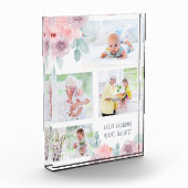 Waterverf Floral 4 Afbeelding Fotoblokken (Links)