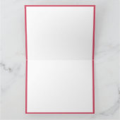 Waterverf Floral Aangepast Initiaal Roze koraal Kaart (Binnen)