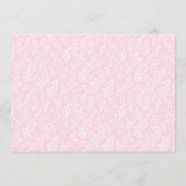 Waterverf Floral - Aangepaste foto Roze Pasen Feestdagenkaart (Achterkant)