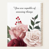 Waterverf - Floral aangepaste naamplaatje Planner (Achterkant)