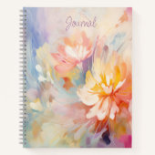 Waterverf Floral Abstract Journal Notitieboek Sket (Voorkant)