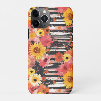  Waterverf Floral Abstract Patroon (10) iPhone 11Pro Hoesje