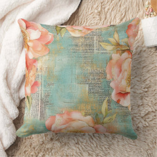  Waterverf Floral Abstract Patroon (15) Kussen
