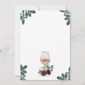 Waterverf Floral Aged to Perfection Verjaardag Kaart (Achterkant)