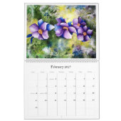 Waterverf Floral Agenda Kalender (Feb 2027)