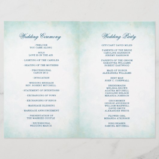 Waterverf Floral Anchor Starfish Beach Wedding (Achterkant)