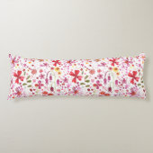 Waterverf Floral Art Modern Pattern Lichaamskussen (Voorkant)