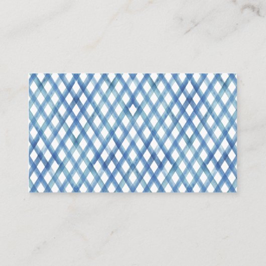 Waterverf Floral Baby shower Diaper Raffle Ticket Informatiekaartje (Achterkant)