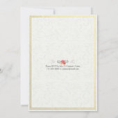 Waterverf Floral Bachelorette Kaart (Achterkant)