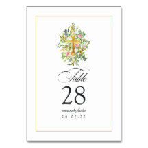 Waterverf Floral Baptism/Christening/Dedicatie