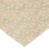 Waterverf Floral Baptism Wedding baby's Tafelkleed (Gekanteld)