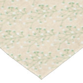 Waterverf Floral Baptism Wedding baby's Tafelkleed (Gekanteld)