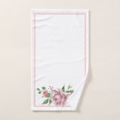 Waterverf Floral Bathroom Towel set Bad Handdoek (Handdoek)