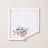 Waterverf Floral Bathroom Towel set Bad Handdoek (Wasdoekje)