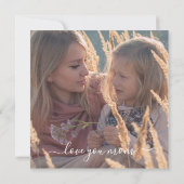 Waterverf Floral Best Mam Ever Photo Card Kaart (Achterkant)