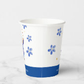 Waterverf Floral Birthday Papieren Bekers (Rechts)