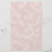 Waterverf Floral Black met Bourgogne Pink Briefpapier (Achterkant)