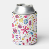 Waterverf Floral Blikjeskoeler (Blikje Voorkant)