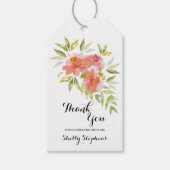 Waterverf Floral Blooms Vrijgezellenfeest Cadeaulabel (Voorkant)