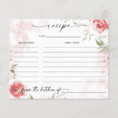 Waterverf Floral Blush Vrijgezellenfeest Recipe Ka (Voorkant)