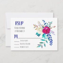 Waterverf Floral Boho Chic RSVP